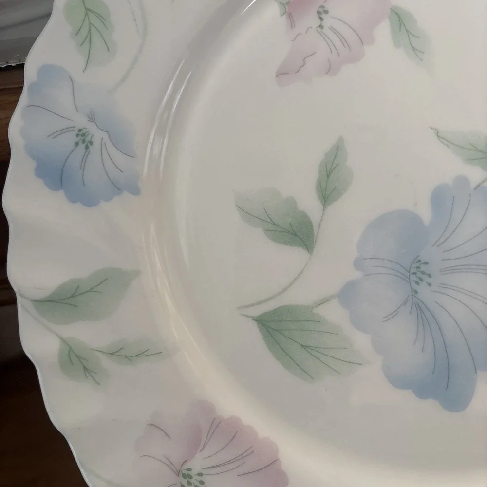 Arcopal, French glass 7 pc dish set (CHLOE PATTERN) 11